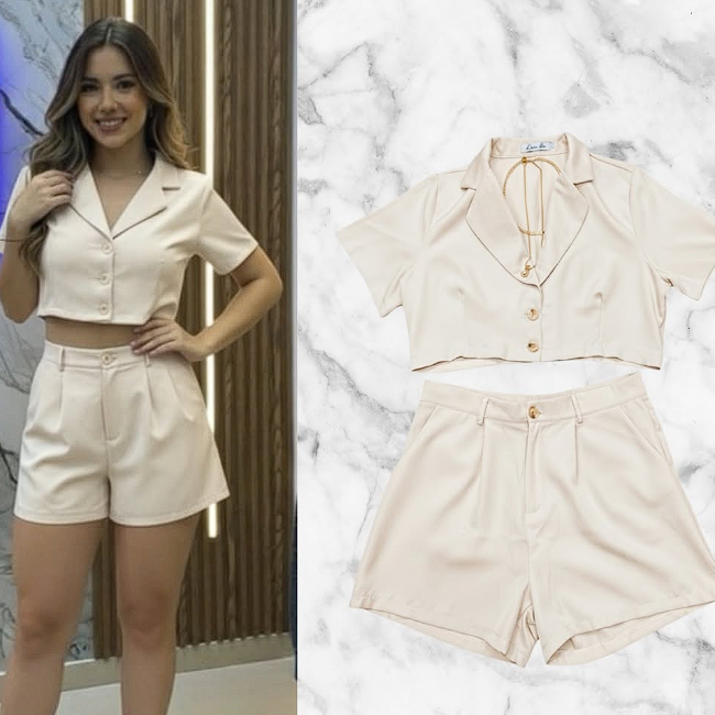 Set de Short y Camisa para dama