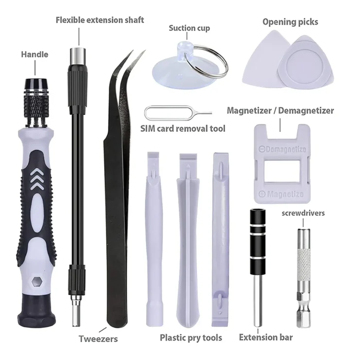 Juego De Destornilladores Precision 115 Piezas 120 Pz