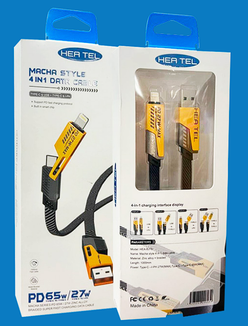 Cable 4 en 1 carga rapida