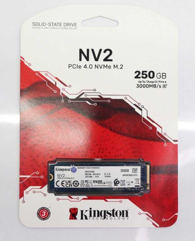 Disco Duro SSD NV2 M2 PCLE 4.0 250 GB