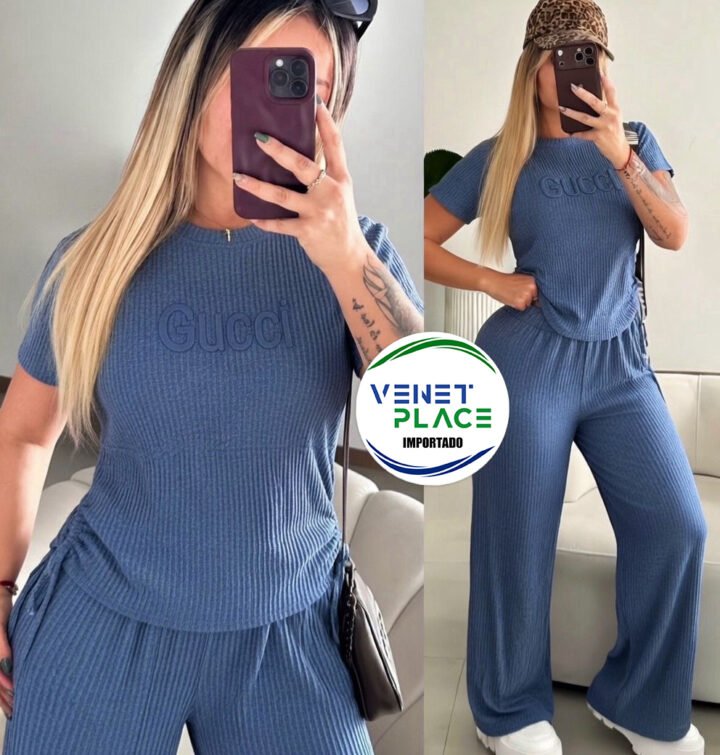 Conjunto Satinado "Gucci"