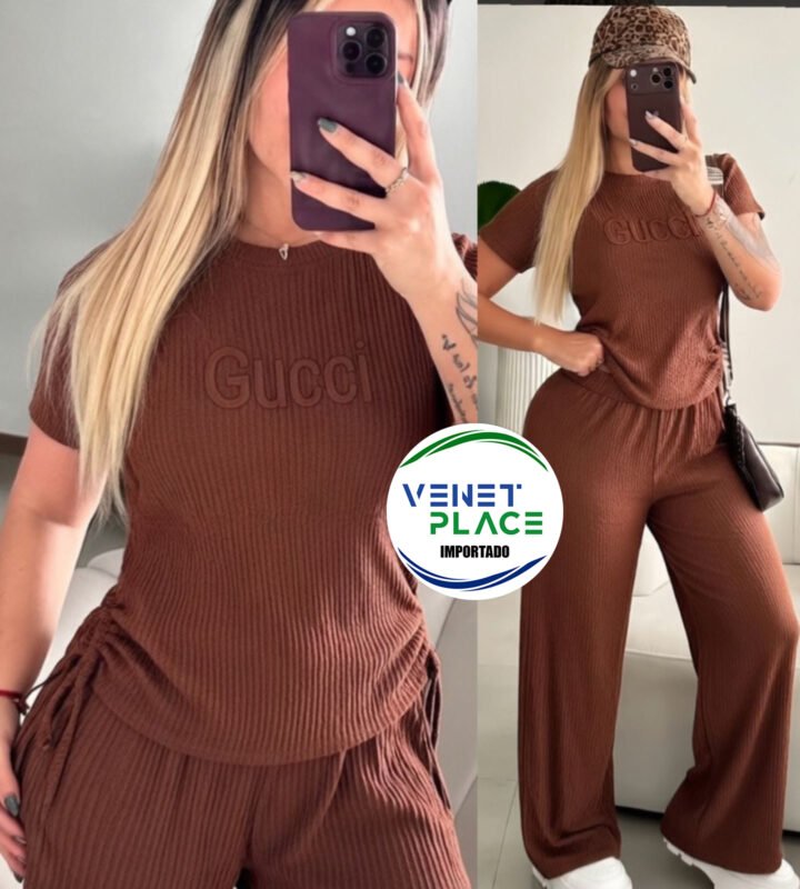 Conjunto Satinado "Gucci"