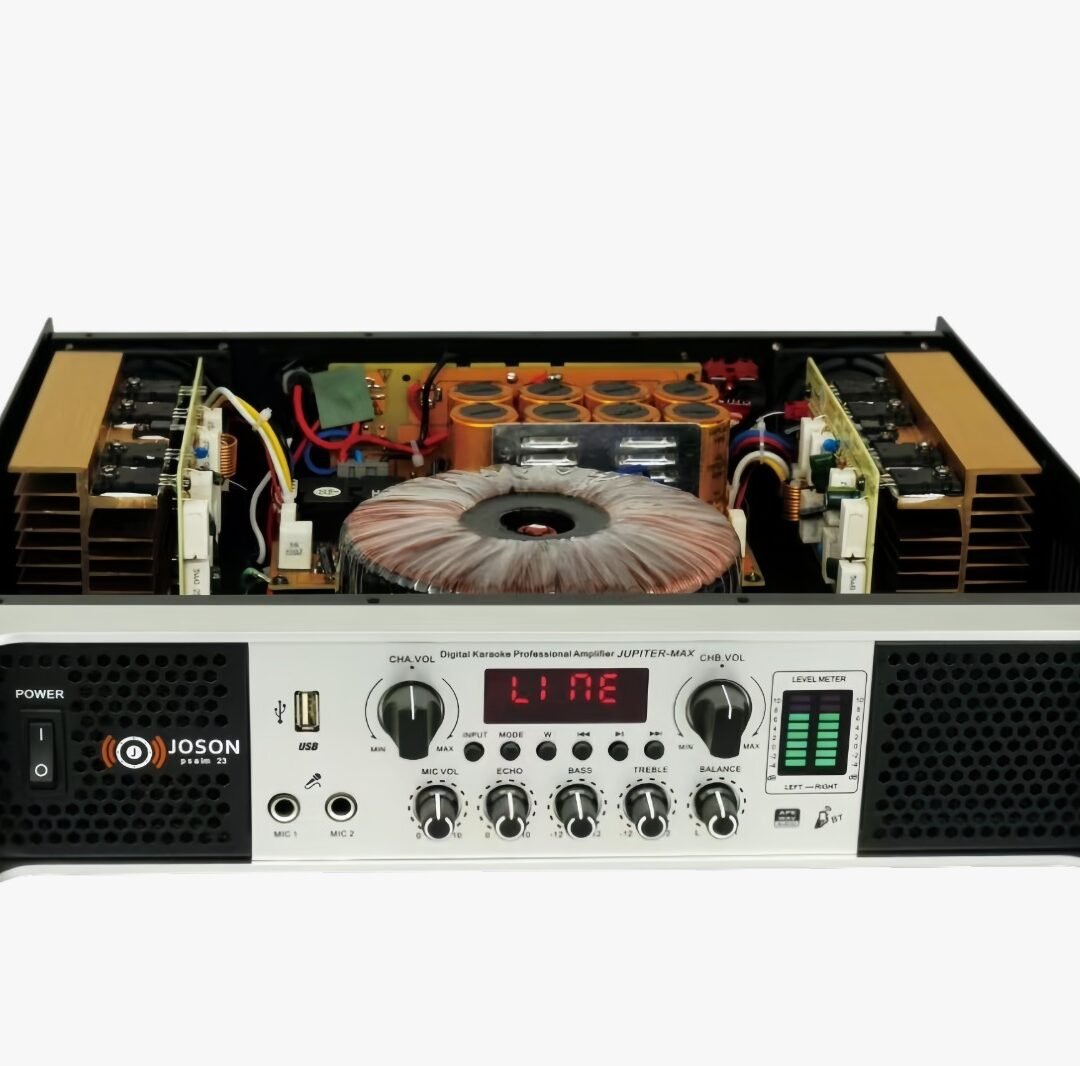Amplificador (power) de Potencia Profesional Joson Jupiter Max 6000W con Interfaz Digital