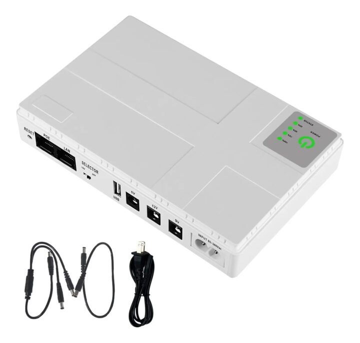 Smart Mini UPS DC-1018P de 11000mAh para Router y Módem (18W)