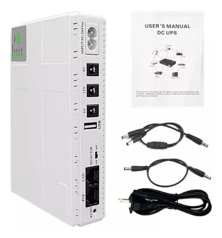 Smart Mini UPS DC-1018P de 11000mAh para Router y Módem (18W)