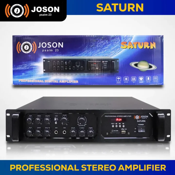 Amplificador (power) de Potencia Profesional Joson Saturn 3000W con USB y Entradas de Micrófono