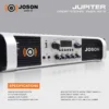 Amplificador (power) de Potencia Profesional Joson Jupiter Max 6000W con Interfaz Digital