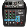 Consola Mezcladora Profesional Teyun A4 de 4 Canales con Bluetooth y USB