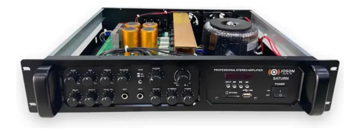 Amplificador (power) de Potencia Profesional Joson Saturn 3000W con USB y Entradas de Micrófono