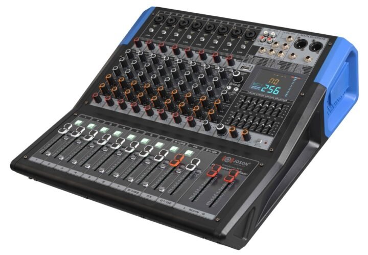 Consola Amplificada Profesional Joson Transformer 8 de 8 Canales (400W RMS x2)